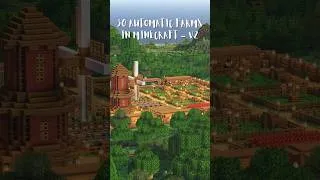 Thumbnail: Minecraft Farmland - 30 Automatic Farms #minecraft #shorts