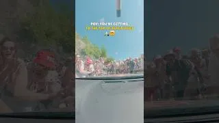 Thumbnail: Driving THROUGH the Alpe d'Huez Craziness 🚙🤯