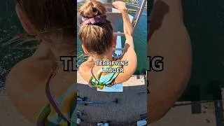 Thumbnail: pov: the ladder is scarier than the 21m dive 💀 #shorts