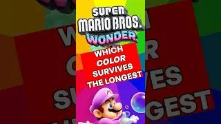 Thumbnail: Which COLOR Survives in Mario Wonder? #mariowonder #mario #redfalcon