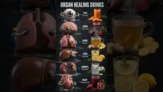 Thumbnail: ORGAN HEALING DRINKS #wellness #wellnessforlife #healtheducation #healthandwellnessgoals #energy