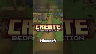 Thumbnail: The Create Mod is FINALLY ported to Minecraft Bedrock!!