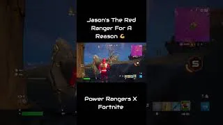 Thumbnail: Jason's the Red Ranger for a reason 💪 #powerrangers #mmpr #redranger #fortnite #shorts