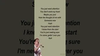 Thumbnail: Charlie Puth - Attention (Lyrics) #shorts #charlieputh #attention #lyrics #redwithroselyrics
