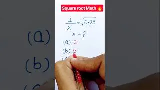 Thumbnail: Square root Math 🔥