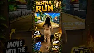 Thumbnail: TEMPLE RUN ESCAPE CHALLENGE! 🗿🔥 MOVE WITH THE SCREEN! ⚡
