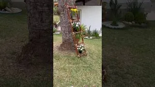 Thumbnail: Garden decor with flowers!🌳🌸🌼🌷 #gardening #diy