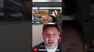 Thumbnail: Long Term Vertigo? | Physical Therapist Replies | #shorts