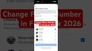 Thumbnail: How to change phone number in facebook 2026
