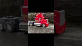 Thumbnail: Satisfying Pushing Toy Jeep, Garage Truck, Train, City Bus Driving on Wall