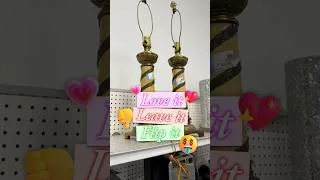 Thumbnail: Love it, leave it, flip it – ft. vintage lamps, a TV stand, & a set of 3 leather nesting tables!