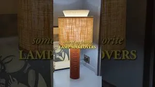 Thumbnail: POV: you find the ALMOST-perfect lamp at the thrift store. The base is great, but the lampshade? 😬