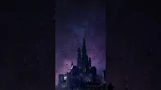 Thumbnail: Epic Castle Thunderstorm with Rain, Extreme Thunder and Lightning Strikes, Crows and Wolves #shorts
