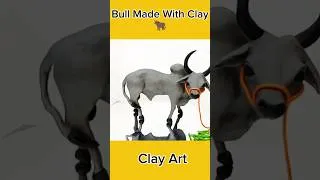 Thumbnail: How To Make Bull with Clay #claybull #clayanimals #bullsculpture #bulls #clayart #claystudio #diy