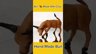 Thumbnail: How To Make Bull with Clay #claybull #claycow #clayanimals #clayart #claystudio #bullsculpture #diy
