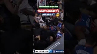 Thumbnail: Timberwolves and Pistons Brawl! But ISAIAH STEWART is Diabolical 🤯