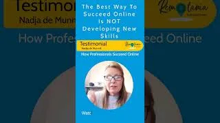 Thumbnail: The ONE THING you need to succeed online | Interview with Nadja de Munnik #shorts