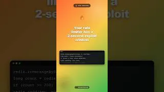 Thumbnail: your rate limiter has a 2second exploit window