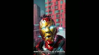 Thumbnail: Martin Thorborg as Ironman giving a peptalk — an AI video test in Kaiber