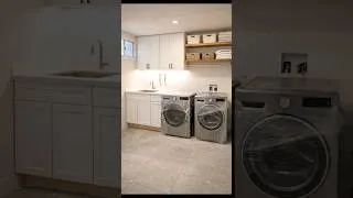 Thumbnail: From Gross to GORGEOUS: Laundry Room Reno #shorts