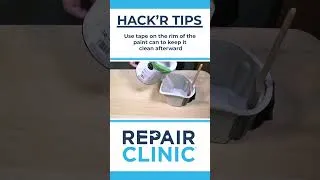 Thumbnail: HACK'R TIPS - Use tape on the rim of the paint can to keep it clean afterward
