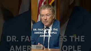 Thumbnail: Dr. Fauci lied to the American people and he owes them answers