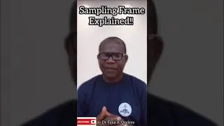 Thumbnail: Sampling Frame Explained!!