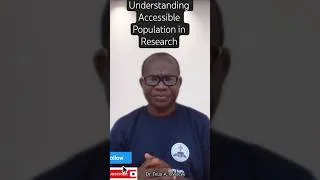 Thumbnail: Understanding Accessible Population in Research