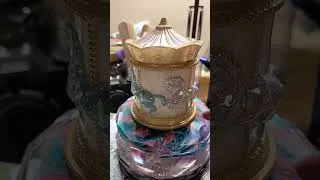 Thumbnail: Cute Carousel jar #resin #resinart