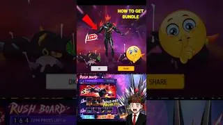 Thumbnail: Rush Board Spin Trick🤯 How To Get Dark Desires Bundle Rush Board Event | #shorts #freefire
