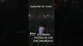 Thumbnail: A Subway System in GTA San Andreas #GTA #GTASanAndreas #shorts