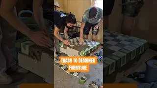 Thumbnail: ✨️Making a designer coffee table out of scrap...✨️ #diy #project #upcycling