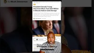 Thumbnail: Trump Owns More Bitcoin Than Gold?