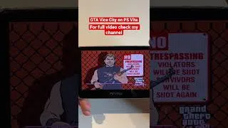 Thumbnail: GTA Vice City on PS Vita #shorts