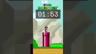 Thumbnail: SMW: Super Mario Bros TIME-UP! ⏰ #shorts #mario  #retrogaming #snes #gaming #supermario #marioworld