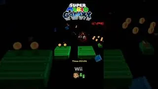 Thumbnail: Pull Star Path Speedy Comet Run (Space Junk Galaxy) #mario #wii
