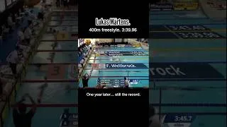 Thumbnail: A year ago today, Lukas Märtens made history 3:39.96 — still the fastest 400m freestyle ever.
