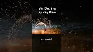 Thumbnail: Fire Show Boys at Ao Nang Beach #fireshow #aonangbeach #thingstodo #mustvisitplaces #youtubeshorts