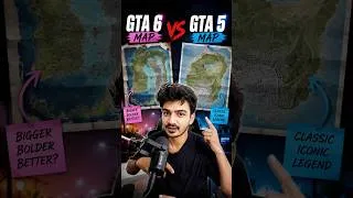 Thumbnail: Gta 6 Map Vs Gta5 Map Comparison | ￼ which is the best #gta￼