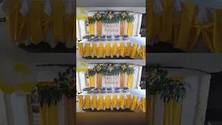 Thumbnail: Buffet Table Simple Design Ideas #shorts #partyideas #eventstyling #tableskirting #buffettable #diy