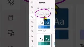 Thumbnail: Build a Custom THEME 🎨 in Power Apps  #powerapps #canvasapps #powerplatform