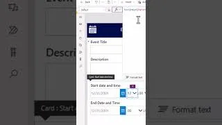 Thumbnail: Power Apps Tip: How to Change Date & Time to 12 Hour Format in Seconds! #Shorts