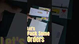 Thumbnail: Let's Pack Some Orders!!!  #snailmail #packingorders #snailmailclub  #art