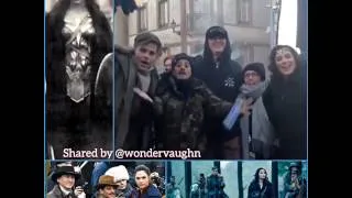 Thumbnail: On Location - WONDER WOMAN Movie Cast - Wishing Eugene Brave Rock's Wife a Happy Anniversary
