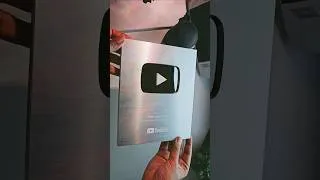 Thumbnail: YouTube Silver Play Button UNBOXING! - Thank You All for 100K 🥹❤️ #shorts #unboxing