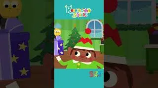 Thumbnail: This Christmas elf is a mischief maker! #shorts #cartoonforkids #rhymingtonsquare #christmaself