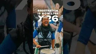 Thumbnail: Registration for #X26 is now open! Ready to take your shot? Head to rhythmx.org! #WGI2026