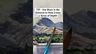 Thumbnail: A Tip to Help Improve Your Paintings # #painting #art #watercolor #landscape #water #tips #shorts