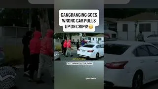 Thumbnail: G*ngbanging Goes Wrong Car Pulls Up On Crips 😳🎥 #viral #trending #shorts #fyp #ytshorts