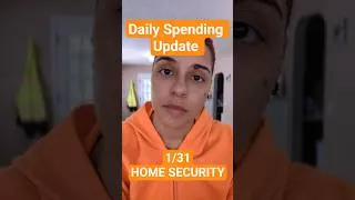 Thumbnail: 1/31 - Home Security #personalfinance #budgeting #debtfreejourney #cashstuffing #homesecurity